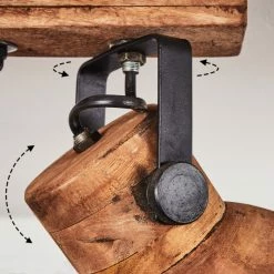 Hofstein Porcia Deckenleuchte Holz dunkel, 2-flammig -Bürolampen Verkäufe porcia deckenleuchte h3423066 5