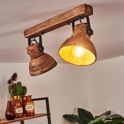 Hofstein Porcia Deckenleuchte Holz dunkel, 2-flammig -Bürolampen Verkäufe porcia deckenleuchte h3423066 8