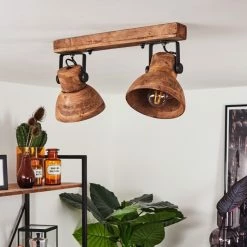 Hofstein Porcia Deckenleuchte Holz dunkel, 2-flammig -Bürolampen Verkäufe porcia deckenleuchte h3423066 9