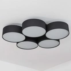 Hofstein Purus Deckenleuchte LED Schwarz, 1-flammig -Bürolampen Verkäufe purus deckenleuchte h3437490 7