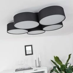 Hofstein Purus Deckenleuchte LED Schwarz, 1-flammig -Bürolampen Verkäufe purus deckenleuchte h3437490 9