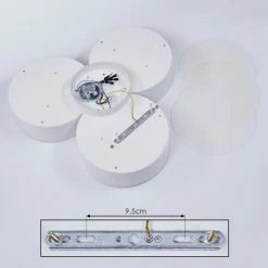 Hofstein Purus Deckenleuchte LED Weiß, 1-flammig -Bürolampen Verkäufe purus deckenleuchte h3439111 4