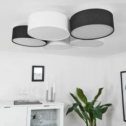 Hofstein Purus Deckenleuchte LED Schwarz, 1-flammig -Bürolampen Verkäufe purus deckenleuchte h3445501 9