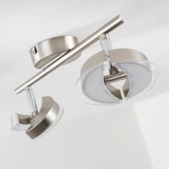 Hofstein Puslinch Deckenspot LED Nickel-Matt, 4-flammig -Bürolampen Verkäufe puslinch deckenspot h3009864 5