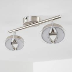 Hofstein Puslinch Deckenspot LED Nickel-Matt, 4-flammig -Bürolampen Verkäufe puslinch deckenspot h3009864 9