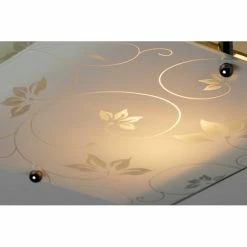 Hofstein Rabat Deckenleuchte Transparent, Klar, 2-flammig -Bürolampen Verkäufe rabat deckenleuchte h03 13