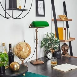 Hofstein Ragaz Bankerlampe Bronze, 1-flammig 21 Hofstein Ragaz Bankerlampe Bronze, 1-flammig -Bürolampen Verkäufe ragaz bankerlampe h3547670 10