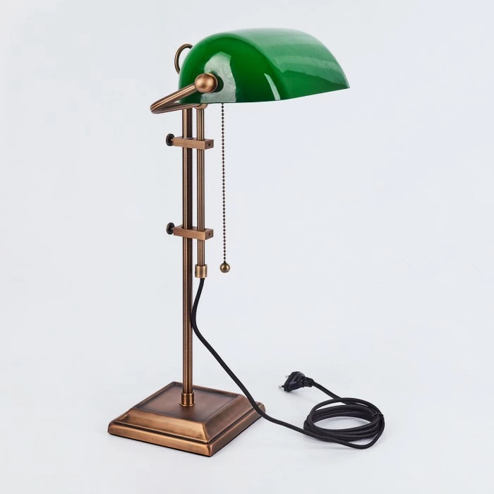 Hofstein Ragaz Bankerlampe Bronze, 1-flammig 5 Hofstein Ragaz Bankerlampe Bronze, 1-flammig – Bild 5