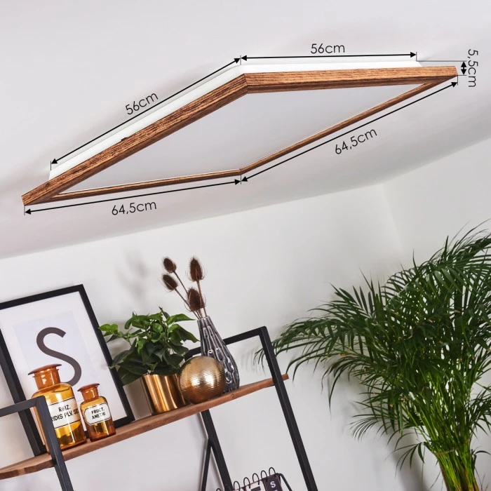 Hofstein Raimea Deckenpanel LED Weiß, 1-flammig 4 Hofstein Raimea Deckenpanel LED Weiß, 1-flammig – Bild 4