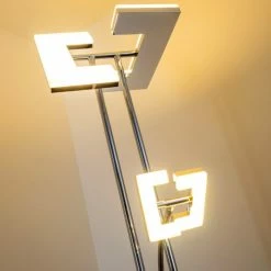 Reality Avignon Deckenfluter LED Chrom, 2-flammig -Bürolampen Verkäufe reality avignon deckenfluter r42782106 3