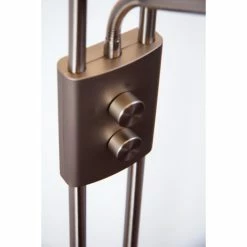 Reality RENNES Deckenfluter LED Stahl gebürstet, 2-flammig -Bürolampen Verkäufe reality rennes deckenfluter r42412107 7