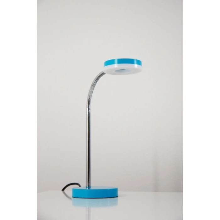 Reality RENNES Schreibtischleuchte LED Blau, Chrom, 1-flammig 3 Reality RENNES Schreibtischleuchte LED Blau, Chrom, 1-flammig – Bild 3