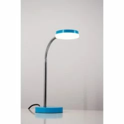 Reality RENNES Schreibtischleuchte LED Blau, Chrom, 1-flammig 13 Reality RENNES Schreibtischleuchte LED Blau, Chrom, 1-flammig -Bürolampen Verkäufe reality rennes schreibtischleuchte r52411112 5