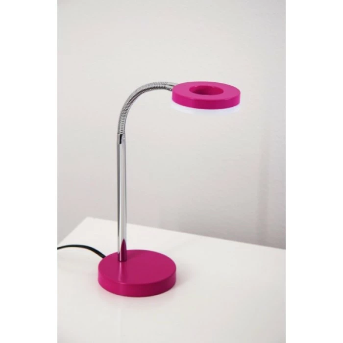 Reality RENNES Schreibtischleuchte LED Chrom, Weiß, Lila, 1-flammig 1 Reality RENNES Schreibtischleuchte LED Chrom, Weiß, Lila, 1-flammig