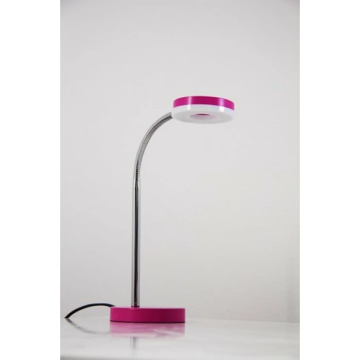Reality RENNES Schreibtischleuchte LED Chrom, Weiß, Lila, 1-flammig 3 Reality RENNES Schreibtischleuchte LED Chrom, Weiß, Lila, 1-flammig – Bild 3