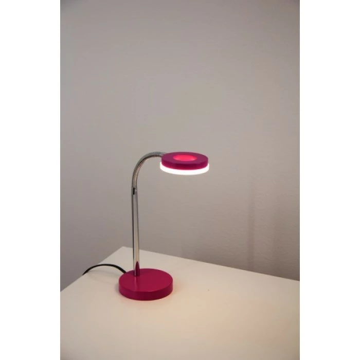 Reality RENNES Schreibtischleuchte LED Chrom, Weiß, Lila, 1-flammig 4 Reality RENNES Schreibtischleuchte LED Chrom, Weiß, Lila, 1-flammig – Bild 4