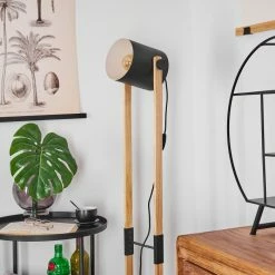 Hofstein Rebbenas Stehleuchte Schwarz, Braun, 1-flammig -Bürolampen Verkäufe rebbenas stehleuchte h3443880 1