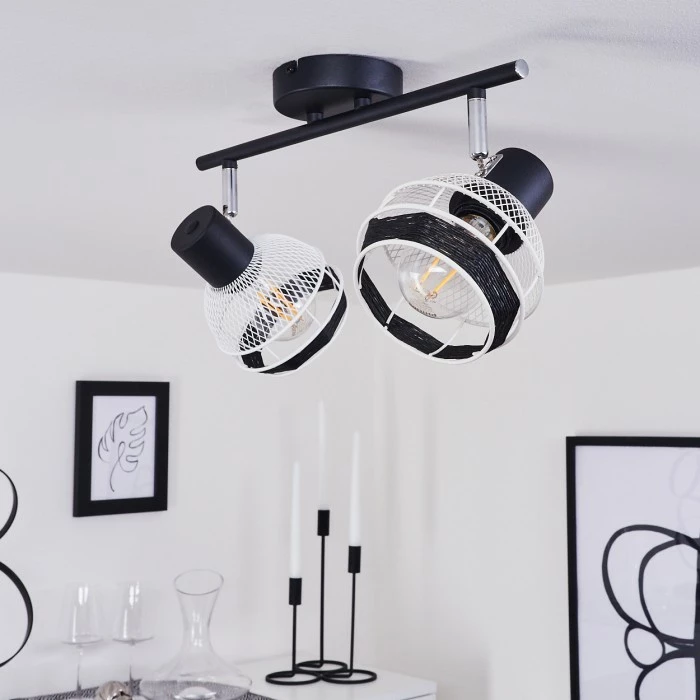 Hofstein Revsbotn Deckenleuchte Chrom, Schwarz, 2-flammig 10 Hofstein Revsbotn Deckenleuchte Chrom, Schwarz, 2-flammig – Bild 10