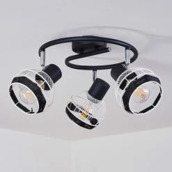 Hofstein Revsbotn Deckenleuchte Chrom, Schwarz, 3-flammig 17 Hofstein Revsbotn Deckenleuchte Chrom, Schwarz, 3-flammig -Bürolampen Verkäufe revsbotn deckenleuchte h3434550 7