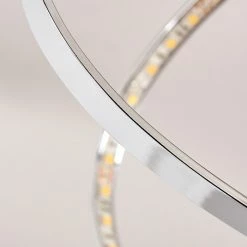 Hofstein Ringos Deckenleuchte LED Chrom, 1-flammig -Bürolampen Verkäufe ringos deckenleuchte h165691 do1 15