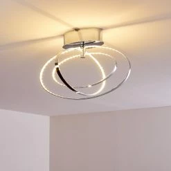 Hofstein Ringos Deckenleuchte LED Chrom, 1-flammig -Bürolampen Verkäufe ringos deckenleuchte h165691 do1 2