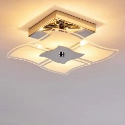 Hofstein Rom Deckenleuchte Chrom, 4-flammig -Bürolampen Verkäufe rom deckenleuchte w29356f 3 4