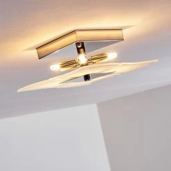 Hofstein Rom Deckenleuchte Chrom, 4-flammig -Bürolampen Verkäufe rom deckenleuchte w29356f 3 6