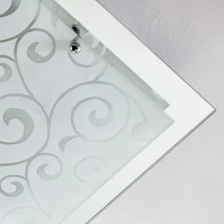 Hofstein Rusty Deckenleuchte Grau, Transparent, Klar, 2-flammig -Bürolampen Verkäufe rusty deckenleuchte h01 3