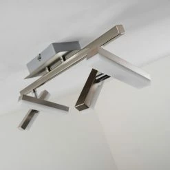 Hofstein Sakami Deckenleuchte LED Nickel-Matt, 4-flammig -Bürolampen Verkäufe sakami deckenleuchte h3000557 15