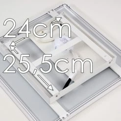 Hofstein Salmi Deckenpanel LED Weiß, 1-flammig, Fernbedienung -Bürolampen Verkäufe salmi deckenpanel h3309742 17