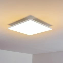 Hofstein Salmi Deckenpanel LED Weiß, 1-flammig, Fernbedienung -Bürolampen Verkäufe salmi deckenpanel h3309742 8