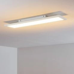 Hofstein Salmi Deckenpanel LED Weiß, 1-flammig, Fernbedienung -Bürolampen Verkäufe salmi deckenpanel h3309803 4