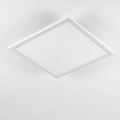 Hofstein Salmi Deckenpanel LED Aluminium, Weiß, 1-flammig, Fernbedienung -Bürolampen Verkäufe salmi deckenpanel h3311974 7