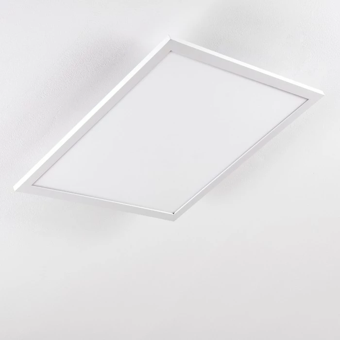 Hofstein Salmi Deckenpanel LED Aluminium, Weiß, 1-flammig, Fernbedienung 15 Hofstein Salmi Deckenpanel LED Aluminium, Weiß, 1-flammig, Fernbedienung – Bild 15