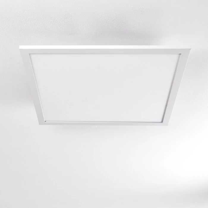 Hofstein Salmi Deckenpanel LED Aluminium, Weiß, 1-flammig, Fernbedienung 4 Hofstein Salmi Deckenpanel LED Aluminium, Weiß, 1-flammig, Fernbedienung – Bild 4