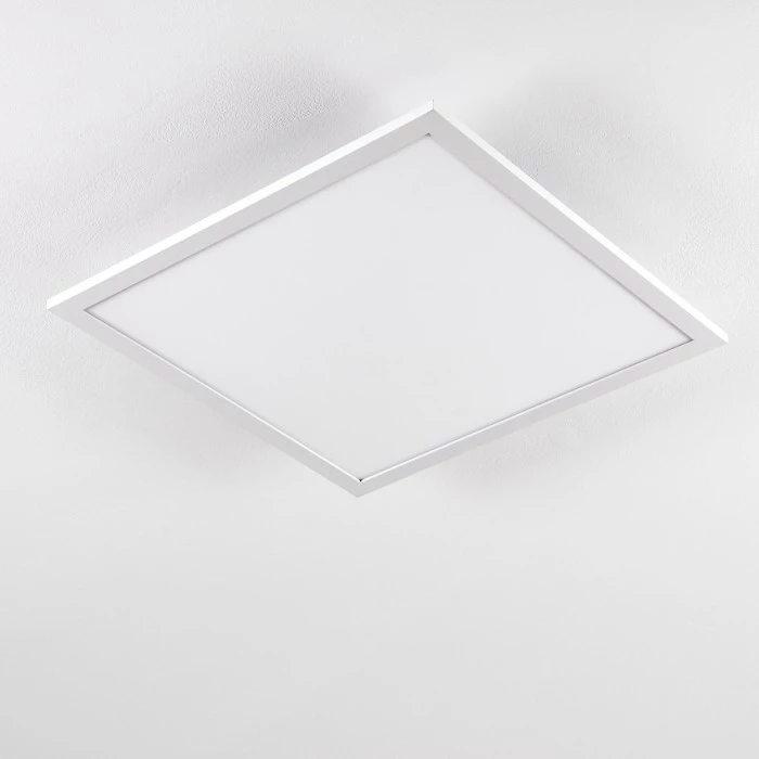 Hofstein Salmi Deckenpanel LED Aluminium, Weiß, 1-flammig, Fernbedienung 8 Hofstein Salmi Deckenpanel LED Aluminium, Weiß, 1-flammig, Fernbedienung – Bild 8