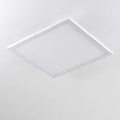 Hofstein Salmi Deckenpanel LED Weiß, 1-flammig, Fernbedienung, Farbwechsler -Bürolampen Verkäufe salmi deckenpanel h3325452 6