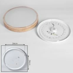 Hofstein Samaira Deckenleuchte LED Weiß, 1-flammig 14 Hofstein Samaira Deckenleuchte LED Weiß, 1-flammig -Bürolampen Verkäufe samaira deckenleuchte h3446041 4