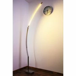 Hofstein Santa Marta Stehleuchte LED Nickel-Matt, Chrom, 1-flammig -Bürolampen Verkäufe santa marta stehleuchte h3003121 10