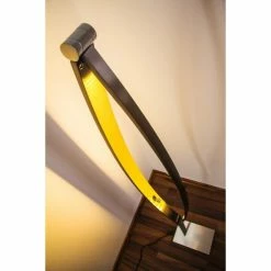 Hofstein Santa Marta Stehleuchte LED Nickel-Matt, Chrom, 1-flammig -Bürolampen Verkäufe santa marta stehleuchte h3003121 14