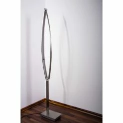 Hofstein Santa Marta Stehleuchte LED Nickel-Matt, Chrom, 1-flammig -Bürolampen Verkäufe santa marta stehleuchte h3003121 16
