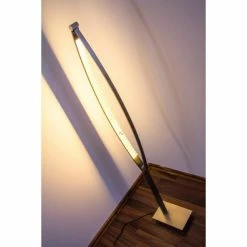 Hofstein Santa Marta Stehleuchte LED Nickel-Matt, Chrom, 1-flammig -Bürolampen Verkäufe santa marta stehleuchte h3003121 2