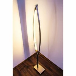 Hofstein Santa Marta Stehleuchte LED Nickel-Matt, Chrom, 1-flammig -Bürolampen Verkäufe santa marta stehleuchte h3003121 8