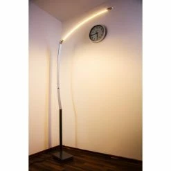 Hofstein Santa Marta Stehleuchte LED Nickel-Matt, Chrom, 1-flammig -Bürolampen Verkäufe santa marta stehleuchte h3003138 10