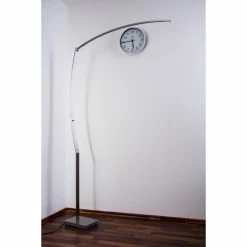 Hofstein Santa Marta Stehleuchte LED Nickel-Matt, Chrom, 1-flammig -Bürolampen Verkäufe santa marta stehleuchte h3003138 15