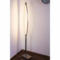 Hofstein Santa Marta Stehleuchte LED Nickel-Matt, Chrom, 1-flammig -Bürolampen Verkäufe santa marta stehleuchte h3003138 18