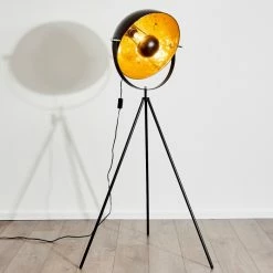 Hofstein Saturn Stehlampe Schwarz, 1-flammig -Bürolampen Verkäufe saturn stehlampe h169941 14