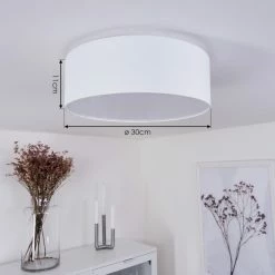 Hofstein Saura Deckenleuchte LED Weiß, 1-flammig -Bürolampen Verkäufe saura deckenleuchte h3436660 3