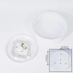 Hofstein Saura Deckenleuchte LED Weiß, 1-flammig -Bürolampen Verkäufe saura deckenleuchte h3436660 4