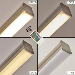 Hofstein Scar RGB Bogenlampe LED Nickel-Matt, 1-flammig, Fernbedienung, Farbwechsler -Bürolampen Verkäufe scar rgb bogenlampe h3266052 do4 2